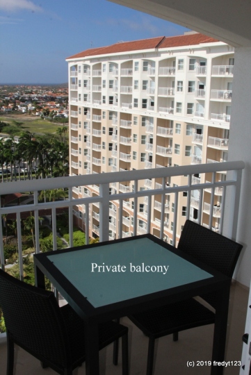 Private balcony